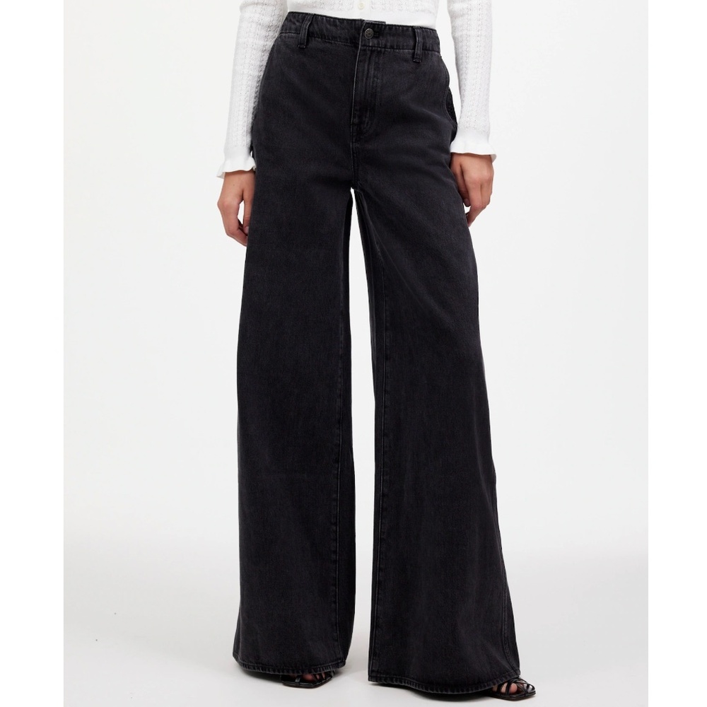 NWT Madewell Wide Sweep Denim Trousers Size 29